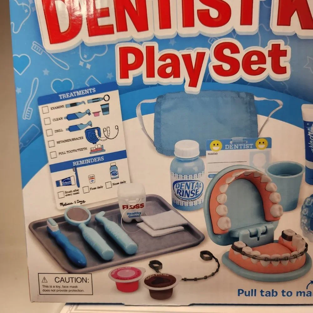 NEW Melissa & Doug Dentist Dental Pretend Play Teeth Set 25-piece